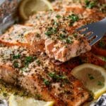 Baked Lemon Garlic Butter Salmon Recipe