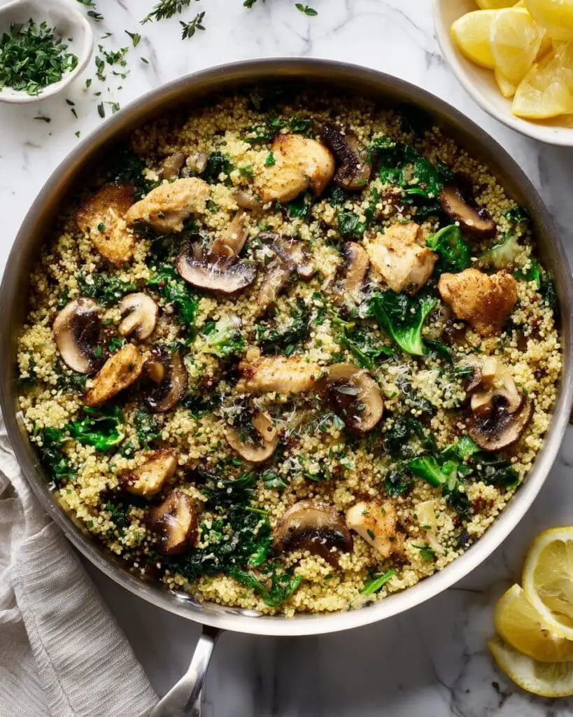 One-Pot Chicken and Quinoa in Mustard Sauce Recipe