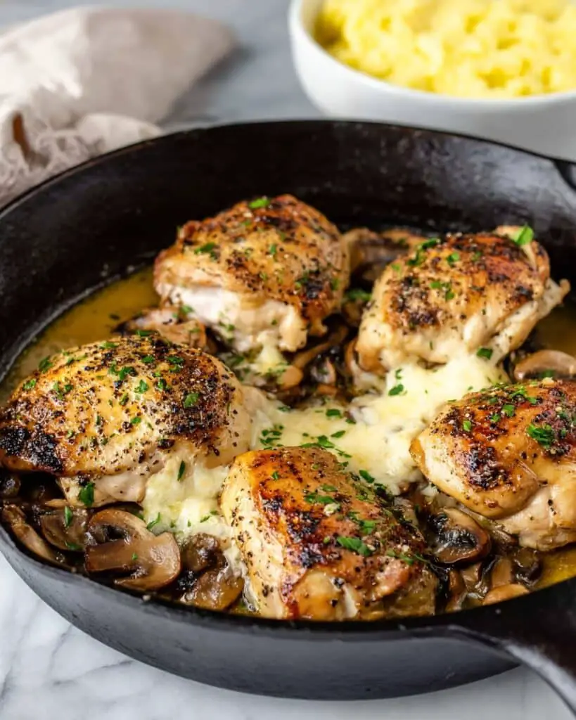 Mushroom Stuffed Chicken Breast Recipe