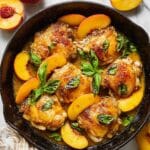 One Pan Peach Chicken Recipe