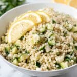 Lemony Cucumber Couscous Salad Recipe