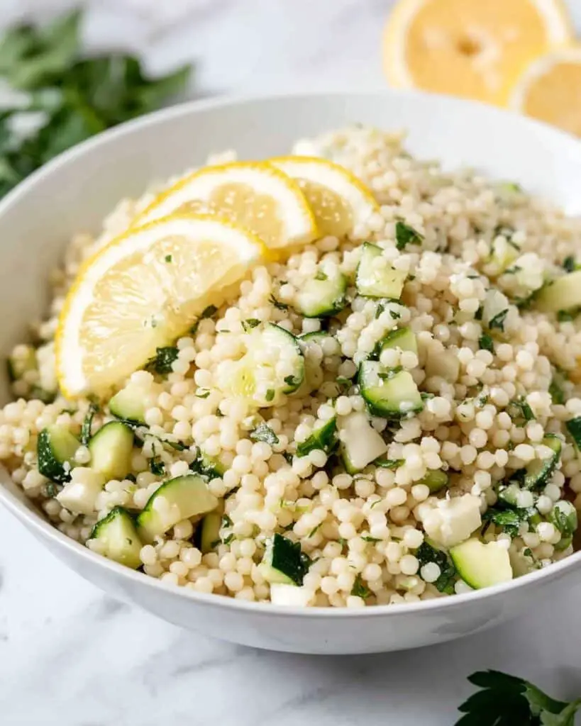 Lemony Cucumber Couscous Salad Recipe