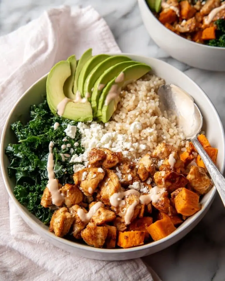 Roasted Chicken, Sweet Potato, and Kale Bowls Recipe