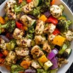 15 Minute Healthy Roasted Chicken and Veggies (One Pan) Recipe