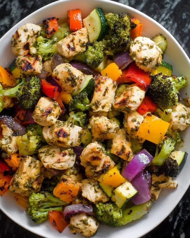 15 Minute Healthy Roasted Chicken and Veggies (One Pan) Recipe