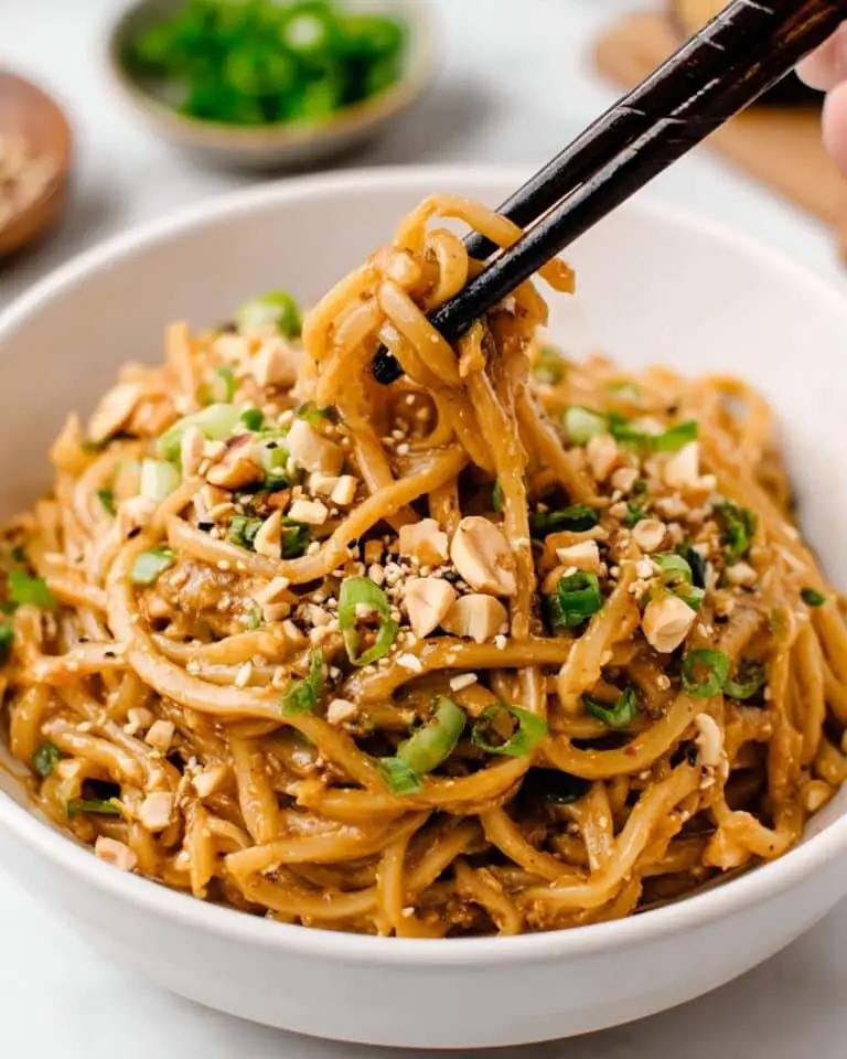 Peanut Noodles Recipe