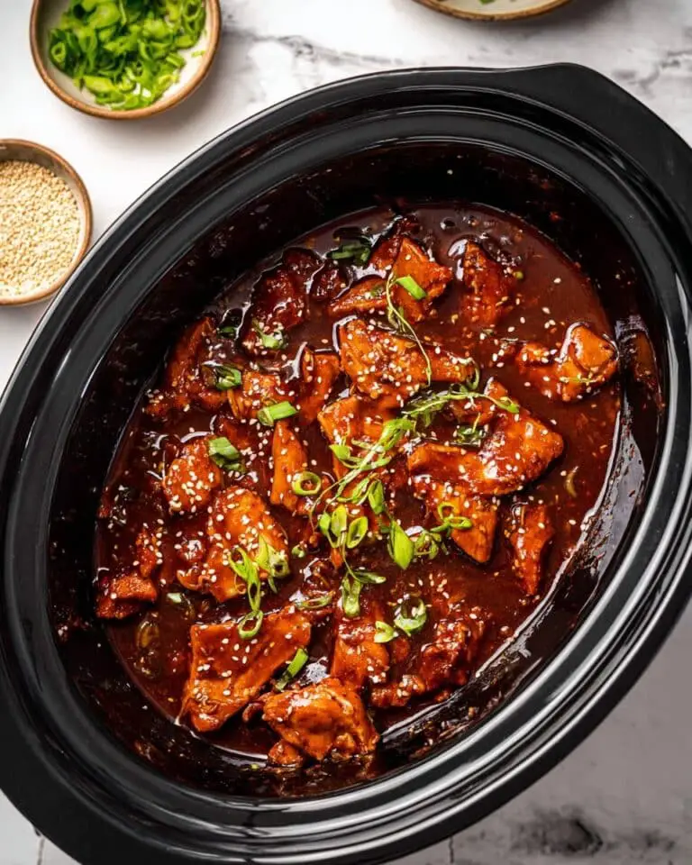 Slow Cooker Honey Garlic Chicken Recipe