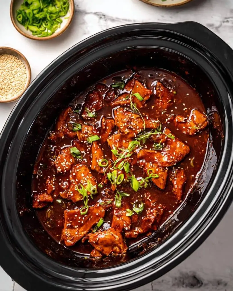 Slow Cooker Honey Garlic Chicken Recipe
