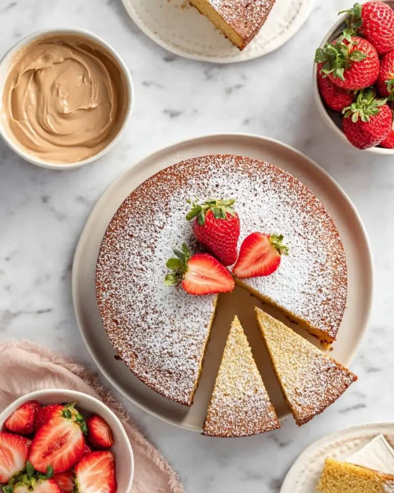 Flourless Hazelnut Cake with Chocolate Whipped Cream and Fresh Berries Recipe