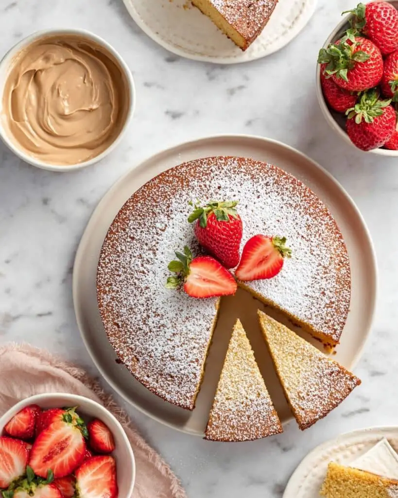 Flourless Hazelnut Cake with Chocolate Whipped Cream and Fresh Berries Recipe
