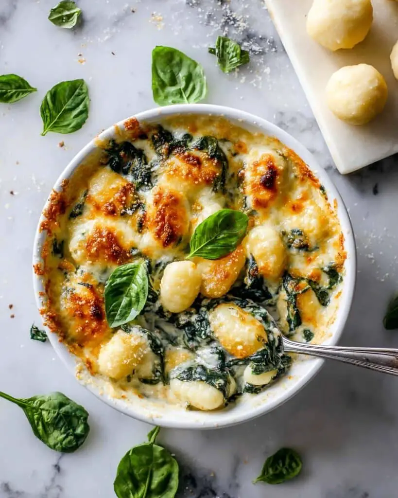 Creamy Pesto Gnocchi with Spinach and Artichokes Recipe