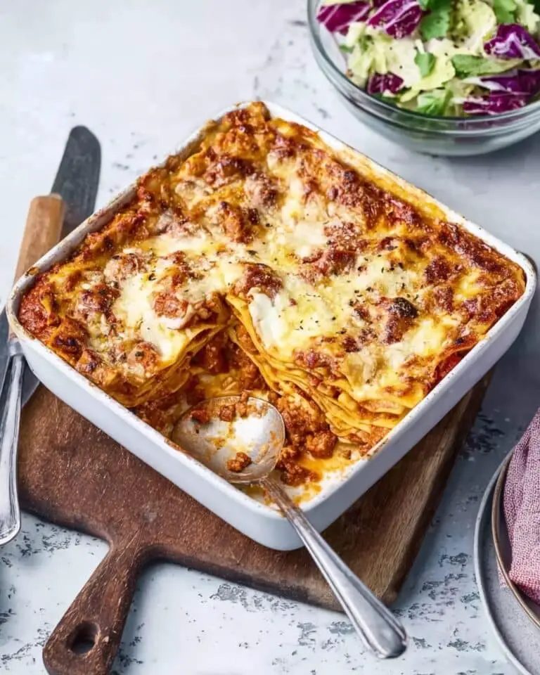 Cheesy Tortellini Bake Recipe