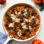 Steak and Queso Basmati Rice Skillet Recipe