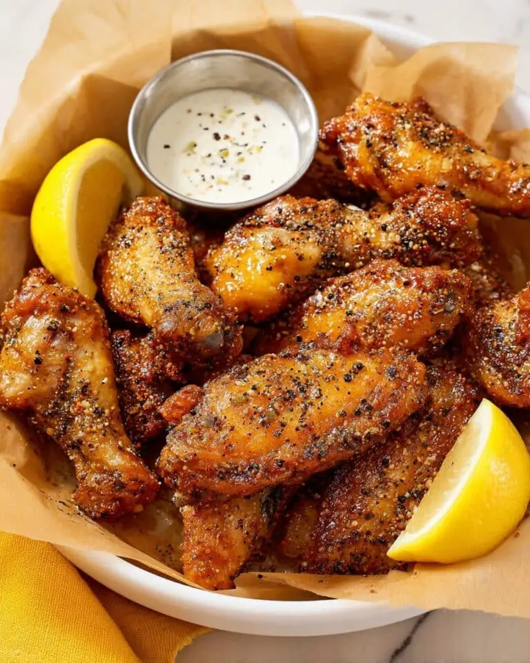 Lemon Pepper Wings Recipe
