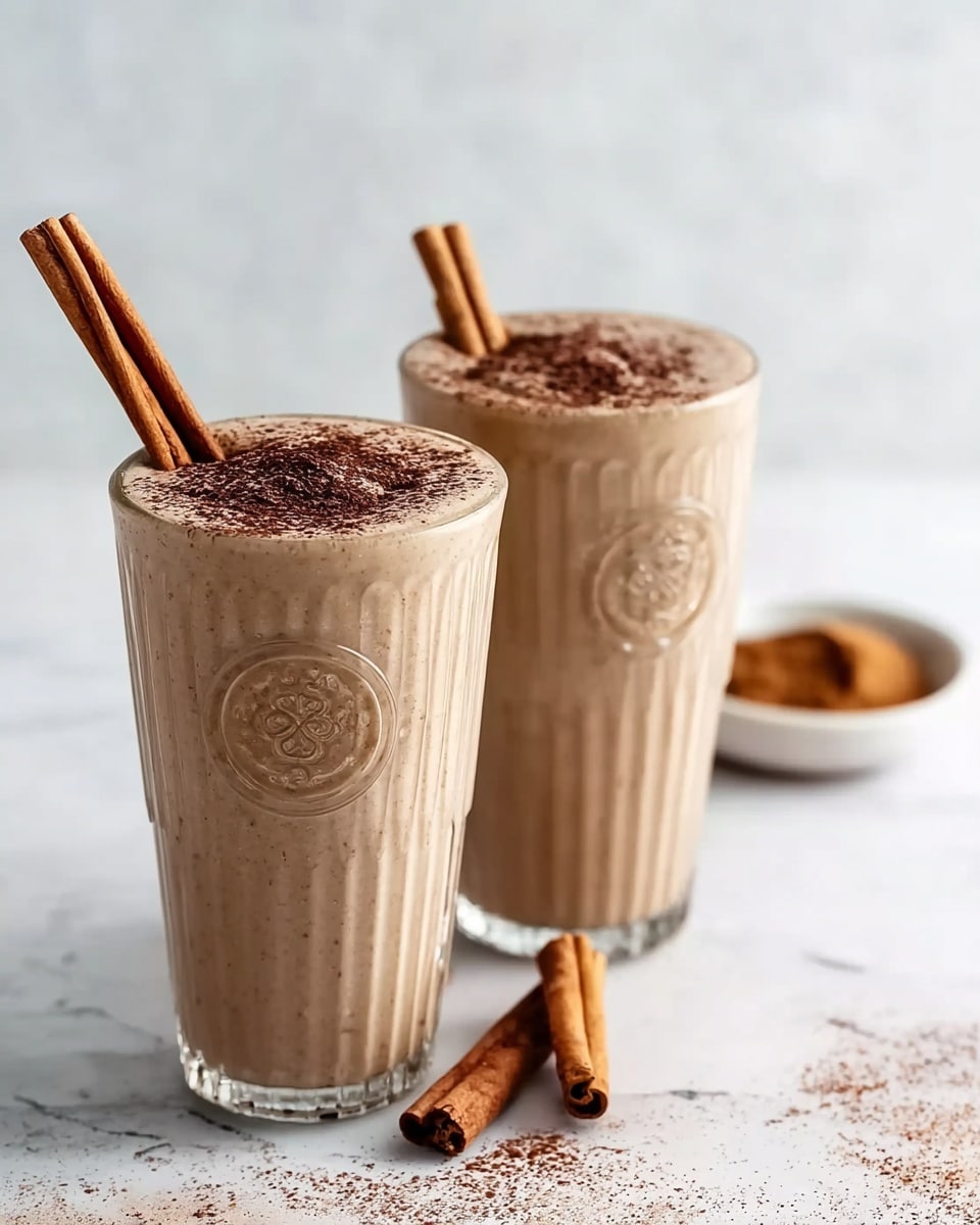 Snickerdoodle Tahini Date Smoothie Recipe