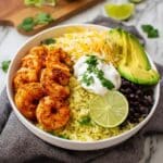 Easy Shrimp Burrito Bowls Recipe