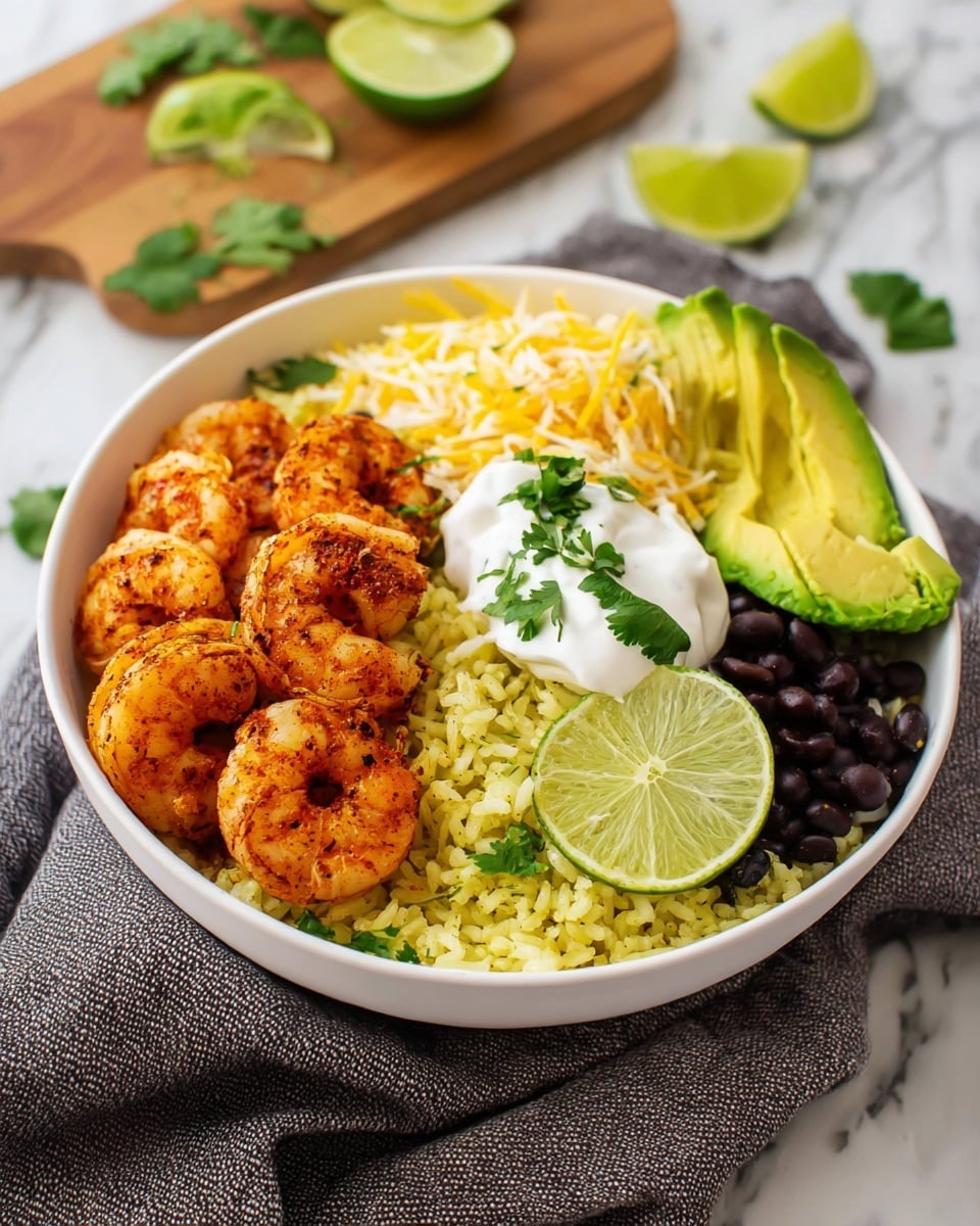 Easy Shrimp Burrito Bowls Recipe