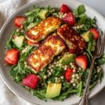 Easy Halloumi Salad With Couscous Recipe