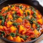 Simple Vegetarian Sweet Potato Stew, Mediterranean-Style Recipe