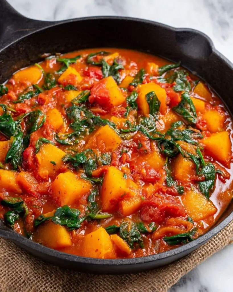 Simple Vegetarian Sweet Potato Stew, Mediterranean-Style Recipe