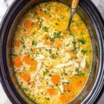 Slow Cooker Chicken and Rice Soup Recipe