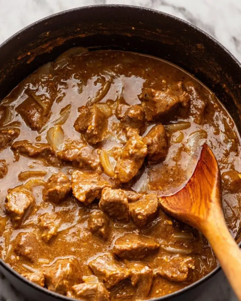 Crockpot Garlic Parmesan Steak Bites Recipe