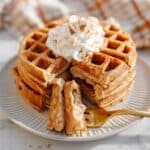 Homemade Apple Cinnamon Waffles Recipe